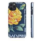 Yellow Rose Flower Tough Phone Case