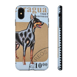 Doberman Dog Tough Phone Case