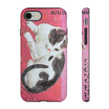Black and White Cat Tough Phone Case