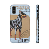 Doberman Dog Tough Phone Case