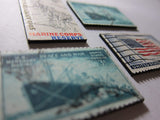 Marine Magnets - Recycled Postage