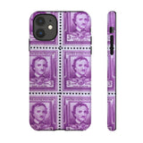 Edgar Allan Poe Stamps Tough Phone Case