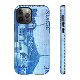 Norway Harbor Postage Stamp - Tough Phone Case