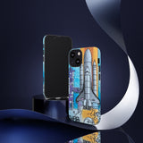 Space Rocket Tough Phone Case