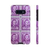 Edgar Allan Poe Stamps Tough Phone Case