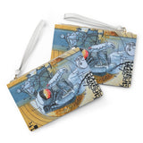 Astronaut in Space Clutch Bag