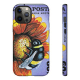Bee on Flower Tough Phone Case