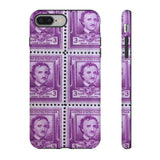 Edgar Allan Poe Stamps Tough Phone Case