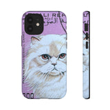 White Persian Cat Tough Phone Case