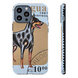 Doberman Dog Tough Phone Case
