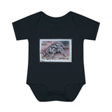 Spider Stamp Baby Onesie
