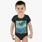 Japan Coastline Baby Onesie