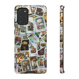 Mushroom Stamps Tough Phone Case