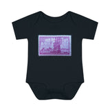 New York City Stamp Baby Onesie
