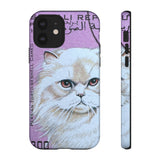 White Persian Cat Tough Phone Case
