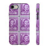 Edgar Allan Poe Stamps Tough Phone Case