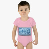 Blue Rhino Stamp Baby Onesie