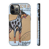 Doberman Dog Tough Phone Case