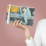Man on the Moon Clutch Bag