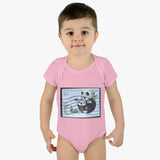 Panda Bear Stamp Baby Onesie