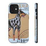 Doberman Dog Tough Phone Case