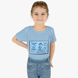 Mermaid Stamp Baby Onesie