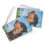 Rottweiler Dog Clutch Bag