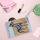Doberman Dog Clutch Bag