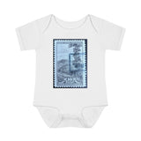 Great Smokey Mountains Stamp Baby Onesie