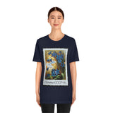Blue Flowers Stamp T-Shirt