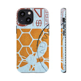 Honey Comb Bee Tough Phone Case