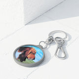 Basset Hound Dog Keyring