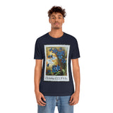 Blue Flowers Stamp T-Shirt