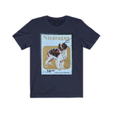 Saint Bernard Dog Stamp T-shirt
