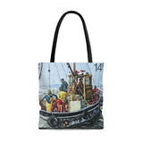 Fishing Boat Tote Bag