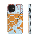 Honey Comb Bee Tough Phone Case