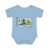 Davy Crockett Stamp Baby Onesie