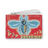 Honey Bee Retro Clutch Bag
