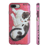 Black and White Cat Tough Phone Case
