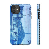 Norway Harbor Postage Stamp - Tough Phone Case