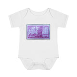 New York City Stamp Baby Onesie