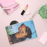 Rottweiler Dog Clutch Bag