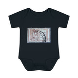 Bible Pages Stamp Baby Onesie