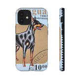 Doberman Dog Tough Phone Case
