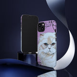 White Persian Cat Tough Phone Case