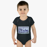 Wisconsin Stamp Baby Onesie