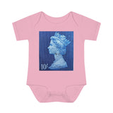 Queen Stamp Baby Onesie