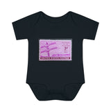 Telegraph Stamp Baby Onesie