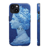 Queen Blue Stamp - Tough Phone Case
