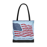 American Flag Tote Bag